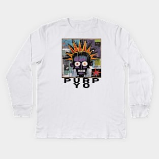 Purp Yo Kids Long Sleeve T-Shirt